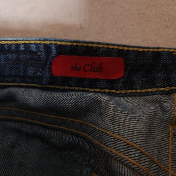 AG Adriano Goldschmied the Club Flare Blue Jeans Womens Size 27R Denim Pants - Picture 11 of 15